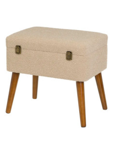 PUF ARCON TEJIDO-MDF BEIGE...