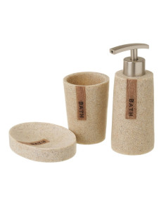 SET BAÑO 3 PIEZAS POLIRESINA