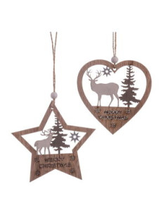 COLGANTE CIERVOS MADERA 2/M...