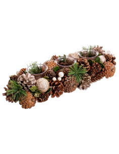 CENTRO MESA 3 PORTAVELAS...