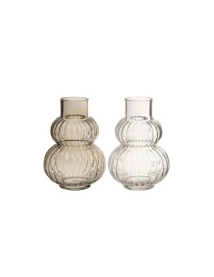 JARRON VIDRIO 2/C 17X17X26 CM