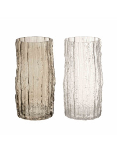 JARRON VIDRIO 2/C 12X12X25 CM