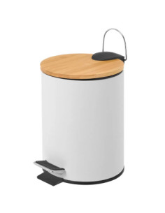 PAPELERA 3 LTS METAL BAMBU...