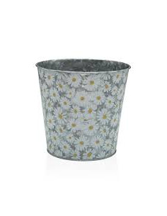 MACETA METALICA FLORES XL