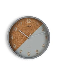 RELOJ COCINA GRIS CORK 30 CM