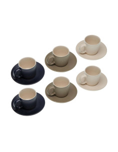 SET 6 TAZAS TE C/PLATO TASHI