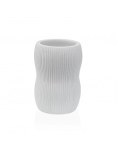 PORTACEPILLOS RIDGED BLANCA