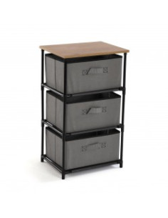 CAJONERA 3 CAJONES GRIS CLARA