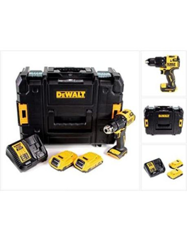 TALADRO PERCUTOR XR18V 13MM LI2AH+2...