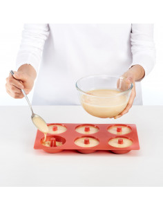 MOLDE DONUT 6 CAV ROJO 2