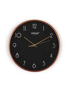 RELOJ PARED NEGRO