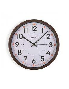 RELOJ COCINA MADERA NAT 30.5CM