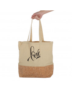 BOLSA BEIGE 45X36 CM