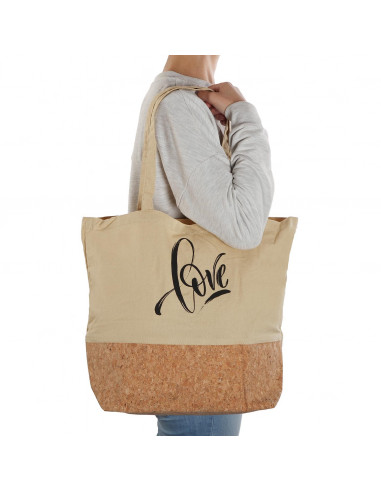 BOLSA BEIGE 45X36 CM