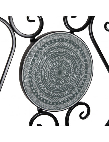 SILLA JARDIN MOSAICO GRIS