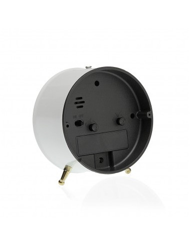 RELOJ DESPERTADOR BLANCO