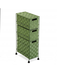 MUEBLE BANO 3 CAJONES VERDE