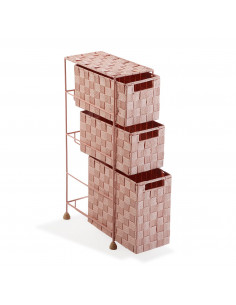 MUEBLE BANO 3 CAJONES ROSA 2