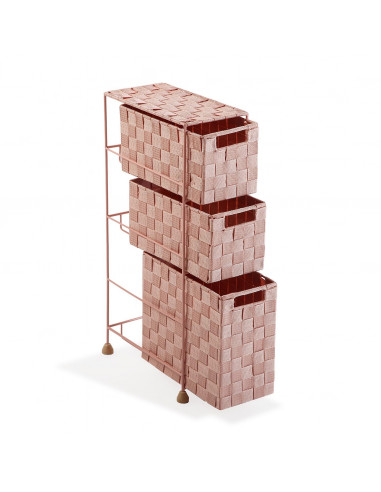 MUEBLE BANO 3 CAJONES ROSA