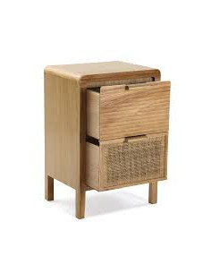 COMODA 2 CAJONES RATTAN 2