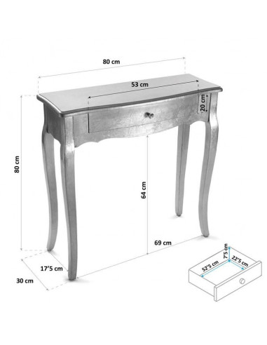 MESA ENTRADA SILVER CAGLIARI