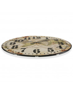 RELOJ PARED MAP WORLD 80CM 2