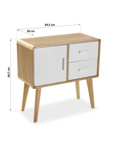 MESILLA 2/C CON  PUERTA NORDIC