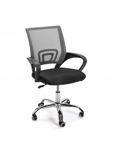 SILLA OFICINA NEGRA/GRIS