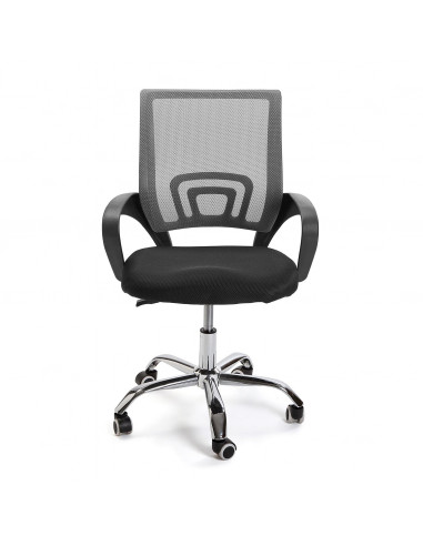 SILLA OFICINA NEGRA/GRIS