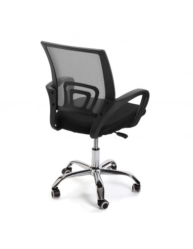 SILLA OFICINA NEGRA/GRIS