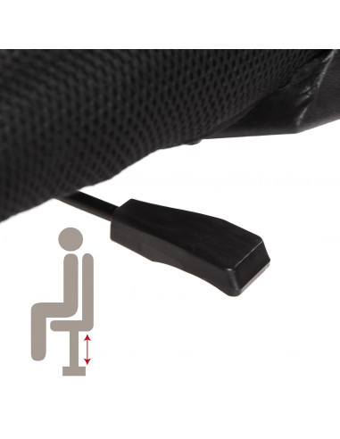 SILLA OFICINA NEGRA/GRIS