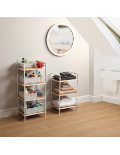 ESTANTERIA 4 BALDAS WHITE 2