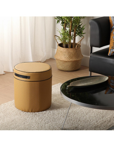 TABURETE REDONDO CON ASAS