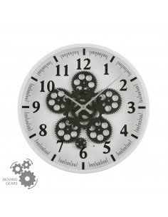 RELOJ PARED BLANCO 36 CM