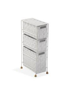 MUEBLE BAÑO 3 CAJONES BLANCO