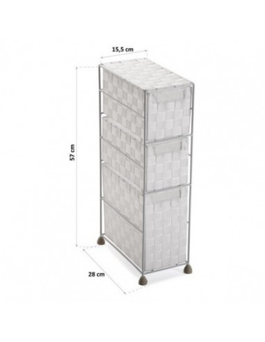 MUEBLE BAÑO 3 CAJONES BLANCO