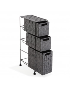 MUEBLE BAÑO 3 CAJONES GRIS 2