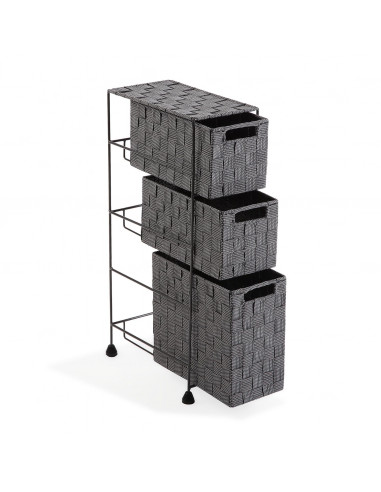 MUEBLE BAÑO 3 CAJONES GRIS