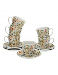 SET 6 TAZAS TÉ ACUARELA