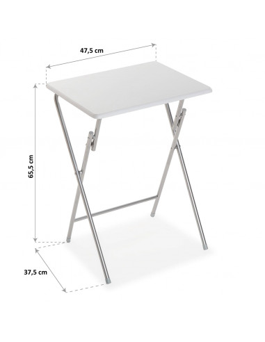 MESA PLEGABLE BLANCA