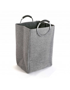 CESTA DE ROPA C/ASAS GRIS CLAR