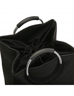 CESTA DE ROPA C/ASAS NEGRA 2