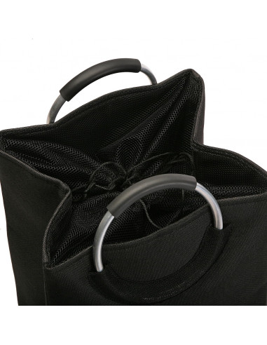 CESTA DE ROPA C/ASAS NEGRA