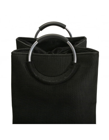 CESTA DE ROPA C/ASAS NEGRA