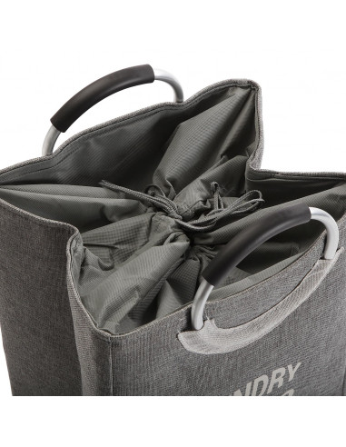 CESTO DE ROPA LAUNDRY GRIS OSC
