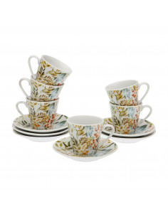 SET 6 TAZAS CAFE ACUARELA