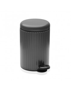 PAPELERA CON TAPA NEGRA 3L