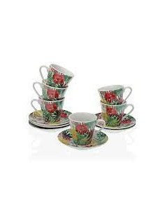 SET 6 TAZAS CAFE AYANNA
