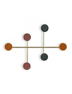 PERCHERO PARED 6 GANCHOS