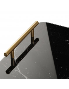 BANDEJA CRISTAL MARMOL NEGRO 2